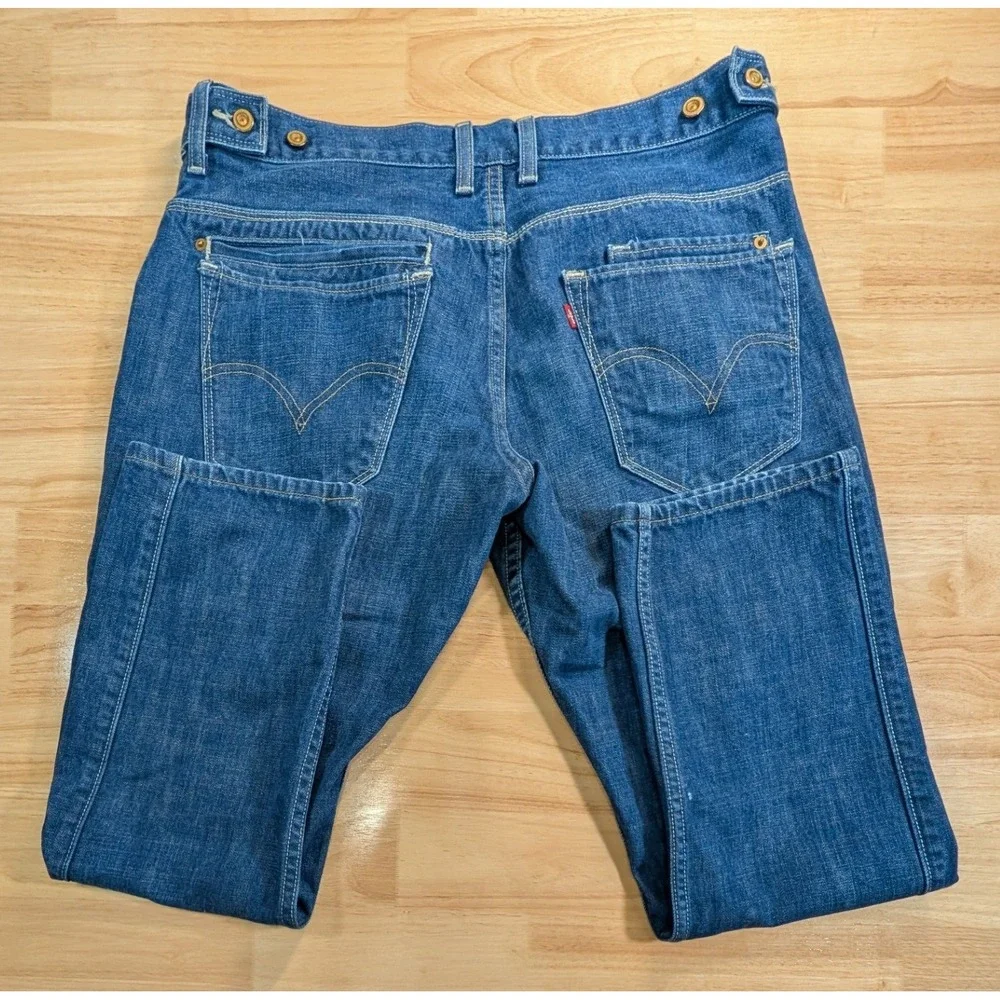 Levis 511 Engineered Jeans‎ Mens 36x30 Blue 100% Cotton Medium Wash Denim Pants